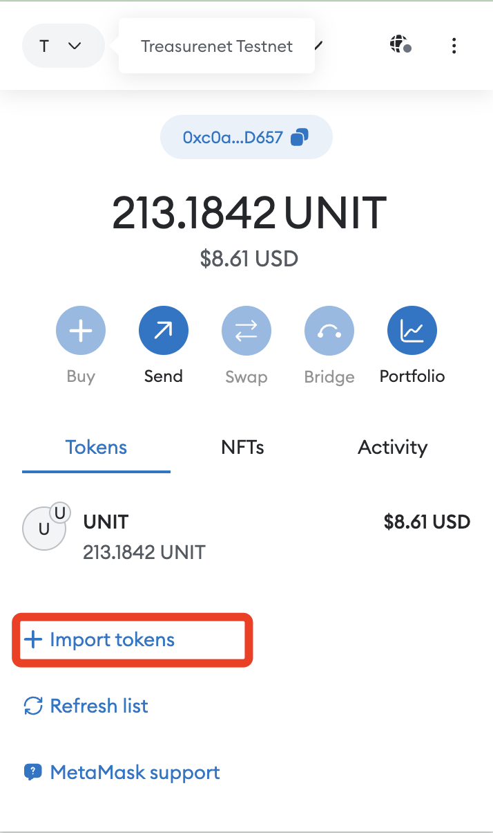 importtokens